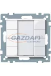 SCHNEIDER MTN617425 Merten-KNX 4-es nyomógomb , SystemM, aktív fehér, fényes