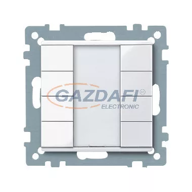 SCHNEIDER MTN617425 Merten-KNX 4-es nyomógomb , SystemM, aktív fehér, fényes