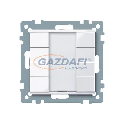   SCHNEIDER MTN617425 Merten-KNX 4-es nyomógomb , SystemM, aktív fehér, fényes