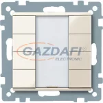   SCHNEIDER MTN617444 Merten-KNX 4-es nyomógomb , SystemM, fehér, fényes