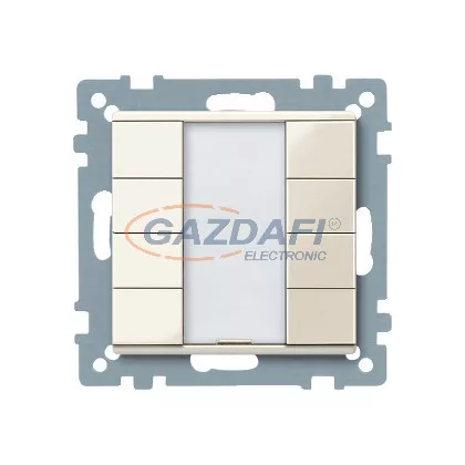   SCHNEIDER MTN617444 Merten-KNX 4-es nyomógomb , SystemM, fehér, fényes