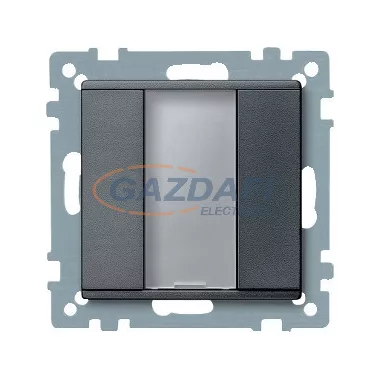 SCHNEIDER MTN627514 Merten-KNX 1-es nyomógomb , SystemM, antracit