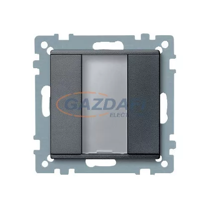   SCHNEIDER MTN627514 Merten-KNX 1-es nyomógomb , SystemM, antracit