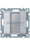 SCHNEIDER MTN627560 Merten-KNX 1-es nyomógomb , SystemM, alumínium