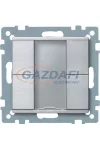 SCHNEIDER MTN627660 Merten-KNX 2-es nyomógomb , SystemM, alumínium