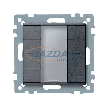 SCHNEIDER MTN627814 Merten-KNX 4-es nyomógomb , SystemM, antracit