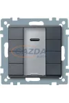 SCHNEIDER MTN627914 Merten-KNX 4-es IR nyomógomb , SystemM, antracit