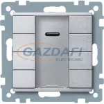   SCHNEIDER MTN627960 Merten-KNX 4-es IR nyomógomb , SystemM, alumínium