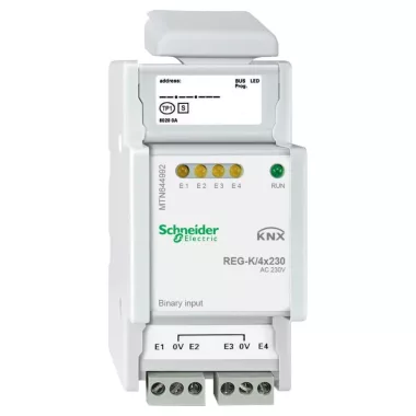 SCHNEIDER MTN644992 Merten-KNX REG-K/4x230 bináris bemenet