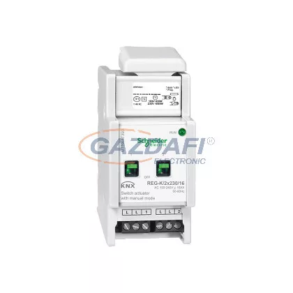   SCHNEIDER MTN647393 Merten-KNX REG-K/2x230/16 kapcsolóaktor kézi üzemmóddal