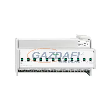 SCHNEIDER MTN648493 Merten-KNX REG-K/12x230/16 kapcsolóaktor kézi üzemmóddal