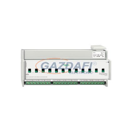   SCHNEIDER MTN648495 Merten-KNX REG-K/12x230/16 kapcsolóaktor kézi üzemmóddal és áramérzékeléssel