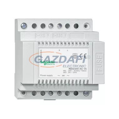 SCHNEIDER MTN663529 Merten-KNX Tápegység REG, AC 24 V/1 A