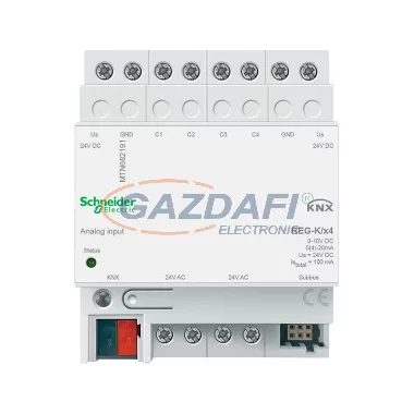 SCHNEIDER MTN682191 Merten-KNX REG-K 4-es analóg bemenet