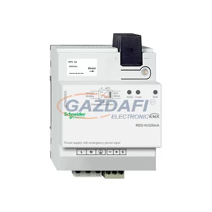   SCHNEIDER MTN683832 Merten-KNX REG-K tápegység 320mA szünetmentes tápegység bemenettel