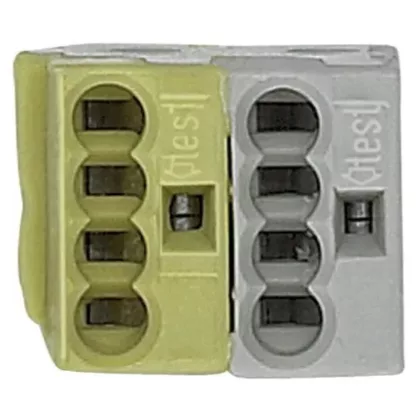   SCHNEIDER MTN689702 Merten-KNX buszcsatoló sorkapocs, fehér/sárga