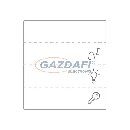 SCHNEIDER MUR34004 MUREVA Styl Címkeszett, billentyűkhöz, 4 féle