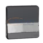   SCHNEIDER MUR34029 MUREVA Styl Egypólusú nyomó, cimketartóval, antracitszürke