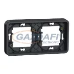   SCHNEIDER MUR34101 MUREVA Styl Kettes keret, vízszintes, antracitszürke