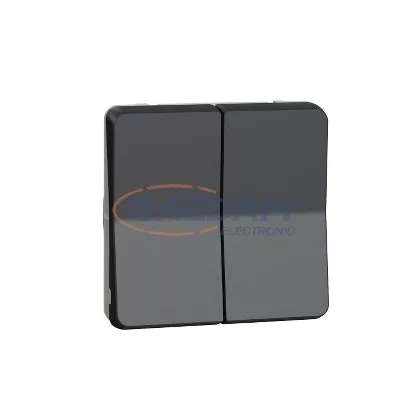 SCHNEIDER MUR35326 MUREVA Styl Kettős nyomó, antracitszürke