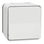   SCHNEIDER MUR39026 MUREVA Styl Egypólusú nyomó, komplett (101N), polárfehér