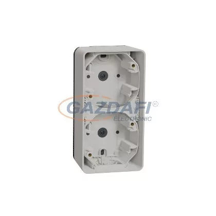 SCHNEIDER MUR39912 MUREVA Styl Kettes kiemelő doboz, függőleges, polárfehér