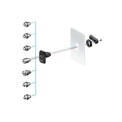 SCHNEIDER NSYAEDLB3S3D S3D 3mm-es kéttollú zárbetét