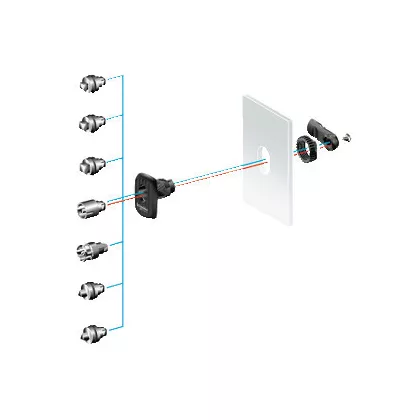 SCHNEIDER NSYAEDLB5S3D 5 mm-es 2 tollú zárbetét