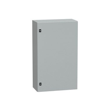 SCHNEIDER NSYCRN106300P Elosztószekrény teli ajtóval és szerelőlappal 1000x600x300 Spacial acél Szürke (RAL 7035) IP66 porszórt