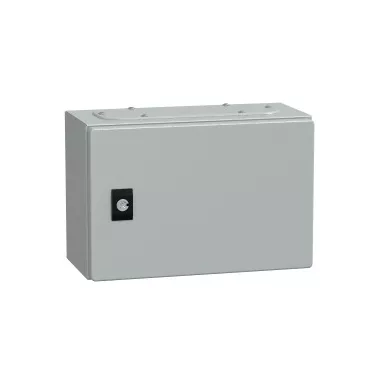 SCHNEIDER NSYCRN23150 Elosztószekrény teli ajtóval (200x300x150) Spacial acél Szürke (RAL 7035) IP66 porszórt