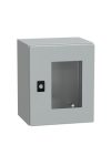 SCHNEIDER NSYCRN325200T Elosztószekrény átlátszó ajtóval (300*250*200) Spacial acél Szürke (RAL 7035) IP66 porszórt