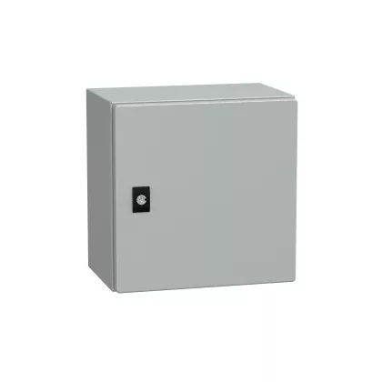   SCHNEIDER NSYCRN33200 Elosztószekrény teli ajtóval (300*300*200) Spacial acél Szürke (RAL 7035) IP66 porszórt