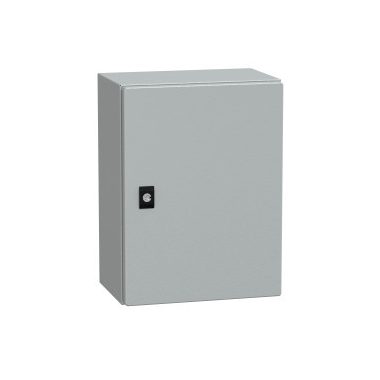 SCHNEIDER NSYCRN43200 Elosztószekrény teli ajtóval (400*300*200) Spacial acél Szürke (RAL 7035) IP66 porszórt