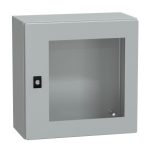   SCHNEIDER NSYCRN44200T Elosztószekrény átlátszó ajtóval (400*400*200) Spacial acél Szürke (RAL 7035) IP66 porszórt