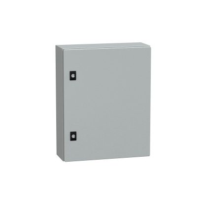   SCHNEIDER NSYCRN54150 Elosztószekrény teli ajtóval (500*400*150) Spacial acél Szürke (RAL 7035) IP66 porszórt