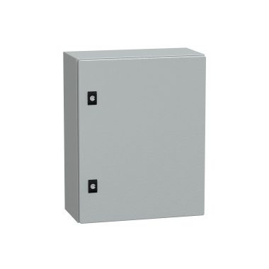 SCHNEIDER NSYCRN54200 Elosztószekrény teli ajtóval (500*400*200) Spacial acél Szürke (RAL 7035) IP66 porszórt