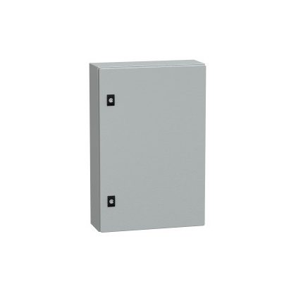   SCHNEIDER NSYCRN64150 Elosztószekrény teli ajtóval (600*400*150) Spacial acél Szürke (RAL 7035) IP66 porszórt