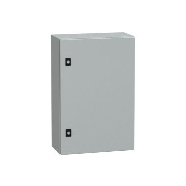 SCHNEIDER NSYCRN64200 Elosztószekrény teli ajtóval (600*400*200) Spacial acél Szürke (RAL 7035) IP66 porszórt