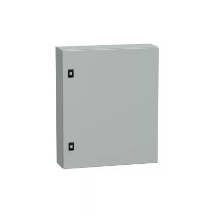   SCHNEIDER NSYCRN65150 Elosztószekrény teli ajtóval (600*500*150) Spacial acél Szürke (RAL 7035) IP66 porszórt