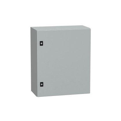   SCHNEIDER NSYCRN65250 Elosztószekrény teli ajtóval (600*500*250) Spacial acél Szürke (RAL 7035) IP66 porszórt