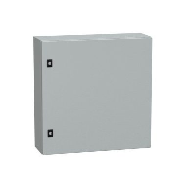 SCHNEIDER NSYCRN66200 Elosztószekrény teli ajtóval (600*600*200) Spacial acél Szürke (RAL 7035) IP66 porszórt