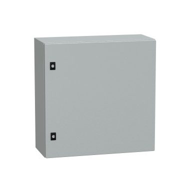 SCHNEIDER NSYCRN66250 Elosztószekrény teli ajtóval (600*600*250) Spacial acél Szürke (RAL 7035) IP66 porszórt