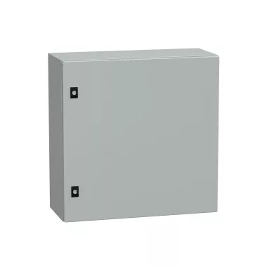 SCHNEIDER NSYCRN66250P Elosztószekrény teli ajtóval és szerelőlappal 600x600x250 Spacial acél Szürke (RAL 7035) IP66 porszórt