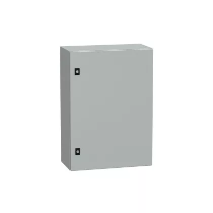   SCHNEIDER NSYCRN75250 Elosztószekrény teli ajtóval (700*500*250) Spacial acél Szürke (RAL 7035) IP66 porszórt