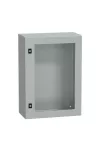 SCHNEIDER NSYCRN75250T Elosztószekrény átlátszó ajtóval (700*500*250) Spacial acél Szürke (RAL 7035) IP66 porszórt
