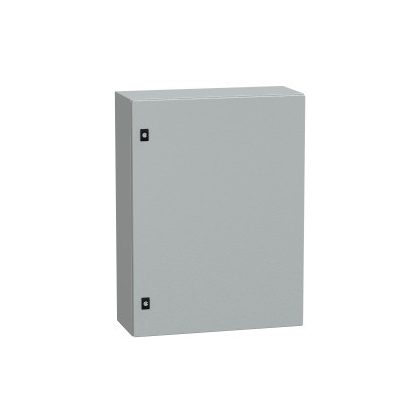   SCHNEIDER NSYCRN86250P Elosztószekrény teli ajtóval és szerelőlappal 800x600x250 Spacial acél Szürke (RAL 7035) IP66 porszórt