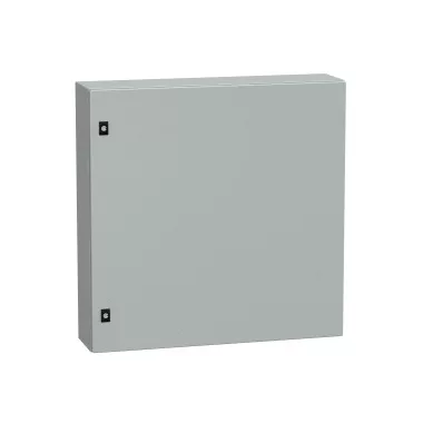 SCHNEIDER NSYCRN88200P Elosztószekrény teli ajtóval és szerelőlappal 800x800x200 Spacial acél Szürke (RAL 7035) IP66 porszórt