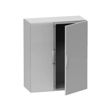 SCHNEIDER NSYPLA12103G PLA műanyag szekrény (1250*1000*320) Thalassa Üvegszállal erősített poliészter Szürke (RAL 7035) IP65