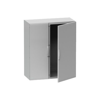 SCHNEIDER NSYPLA12123G PLA műanyag szekrény (1250*1250*320) Thalassa Üvegszállal erősített poliészter Szürke (RAL 7035) IP65