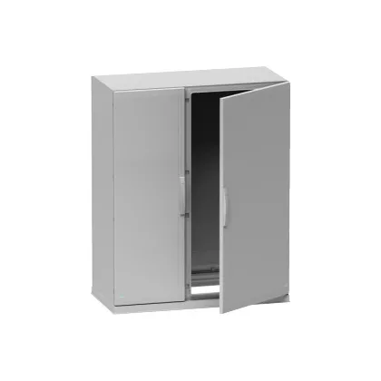   SCHNEIDER NSYPLAZ10104G PLA nyitott fenekű műanyag szekrény (1000*1000*420) Thalassa Üvegszállal erősített poliészter Szürke (RAL 7035) IP54